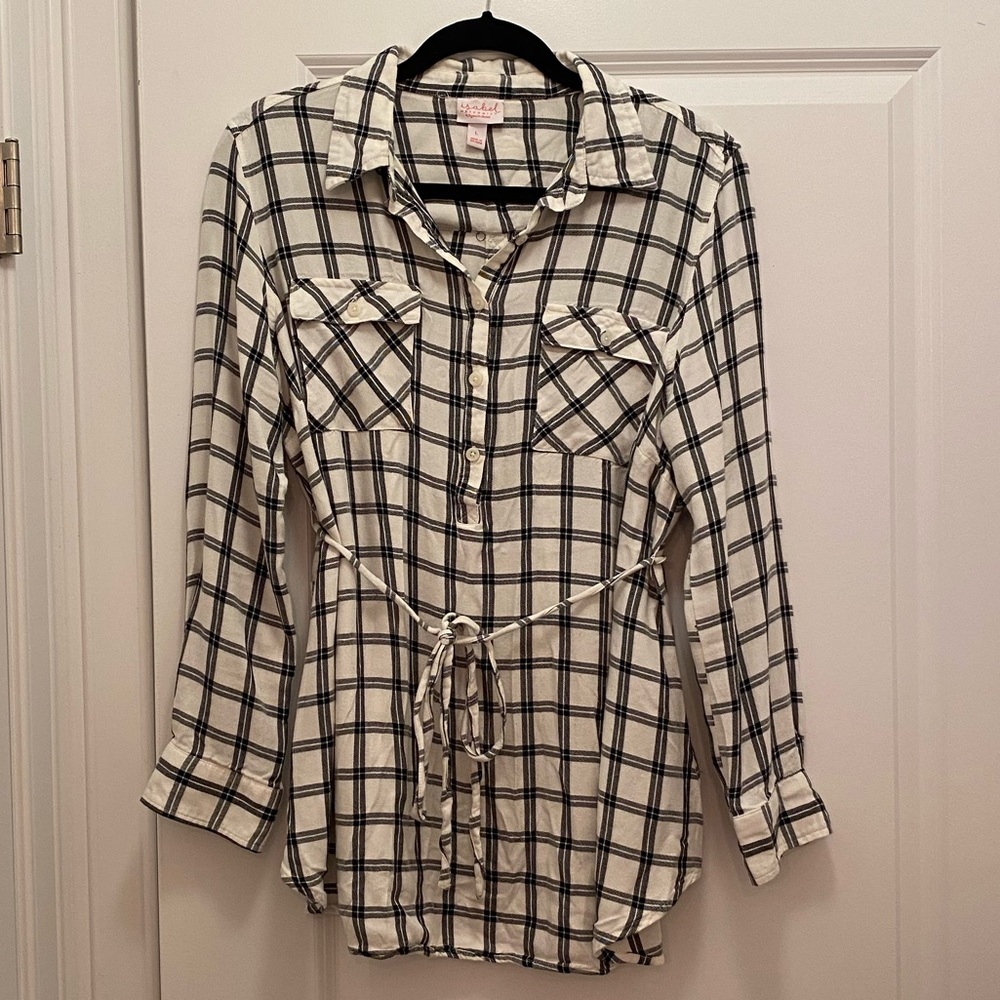 Isabel Maternity Buttondown Shirt